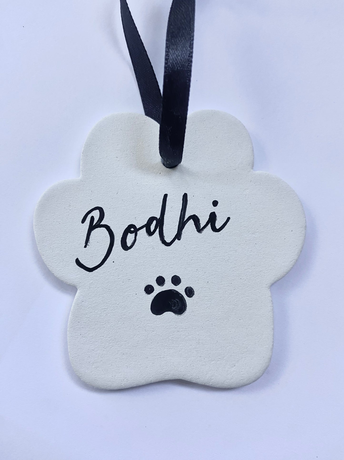 Personalised Christmas Tree Decoration - 'Paw print' for pets