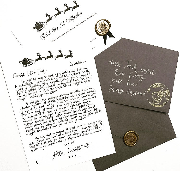 Personalised Baby's 1st Letter from Father Christmas